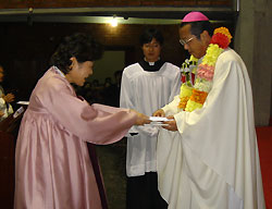 안명옥 주교 사제수품 30주년 행사